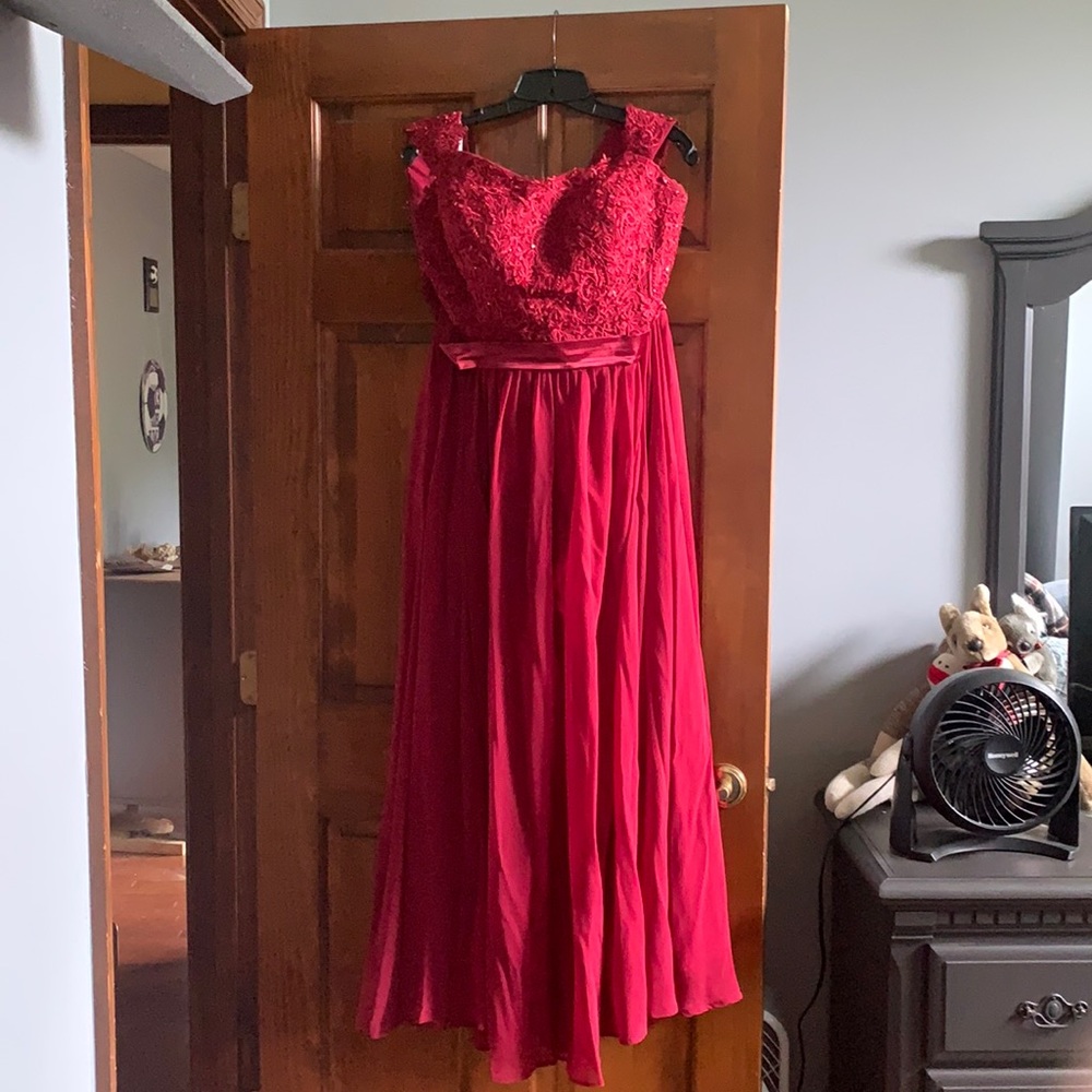 Burgundy Formal Dress